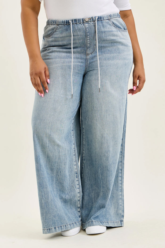 Felicity Featherweight Drawstring Palazzo Pants