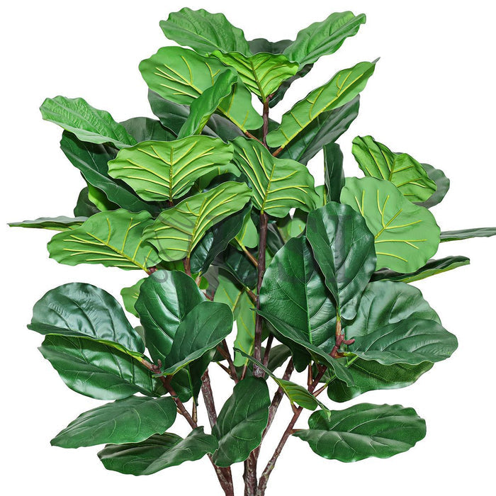 Fiddle Leaf Fig Tree Real Touch Potted, 5ft, Green