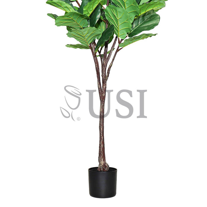 Fiddle Leaf Fig Tree Real Touch Potted, 5ft, Green