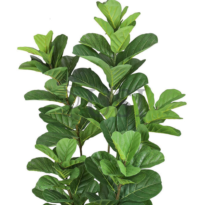 Fiddle Leaf Fig Tree Real Touch Potted, 6ft, Green
