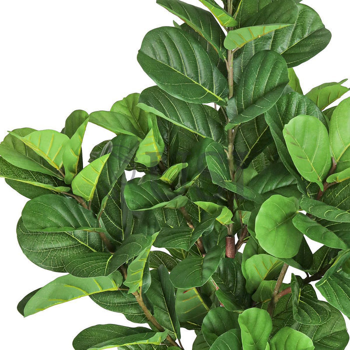 Fiddle Leaf Fig Tree Real Touch Potted, 6ft, Green