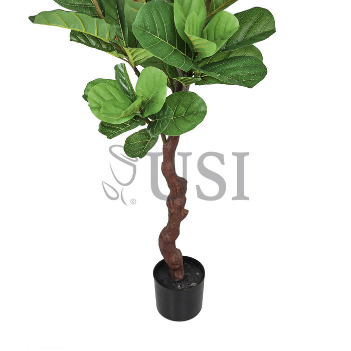 Fiddle Leaf Fig Tree Real Touch Potted, 6ft, Green