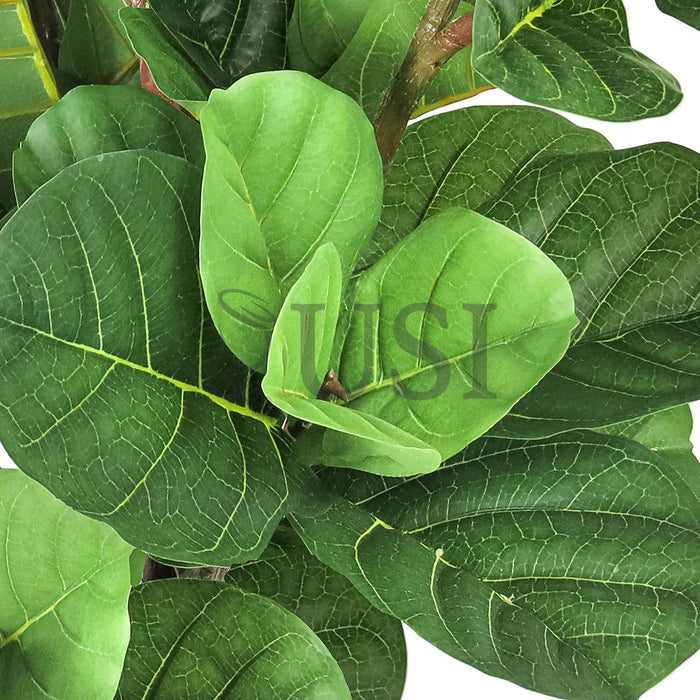 Fiddle Leaf Fig Tree Real Touch Potted, 6ft, Green