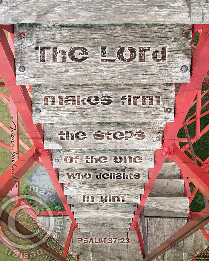 Firm Steps - premium canvas