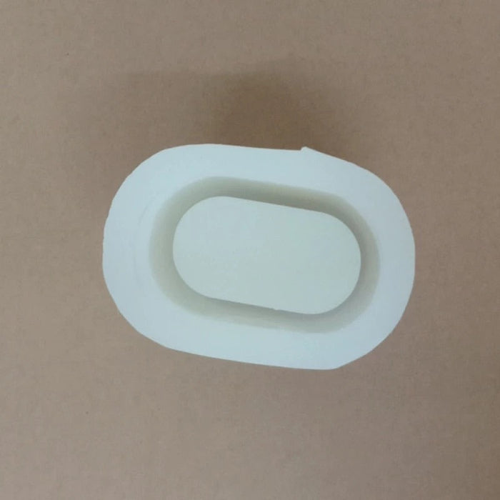 Flamed candle pot silicone mold