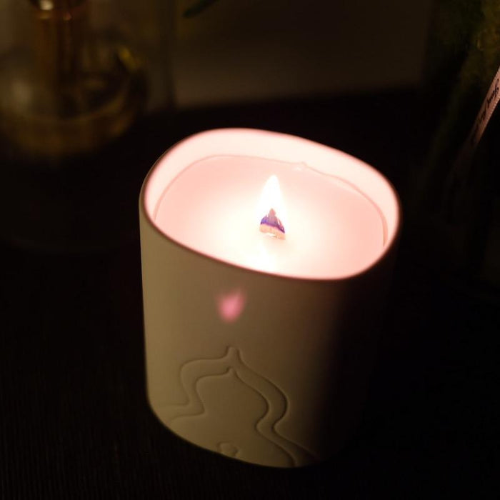 Flamed candle pot silicone mold - madmolds -