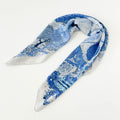 Forest Blue Mini Square Scarf