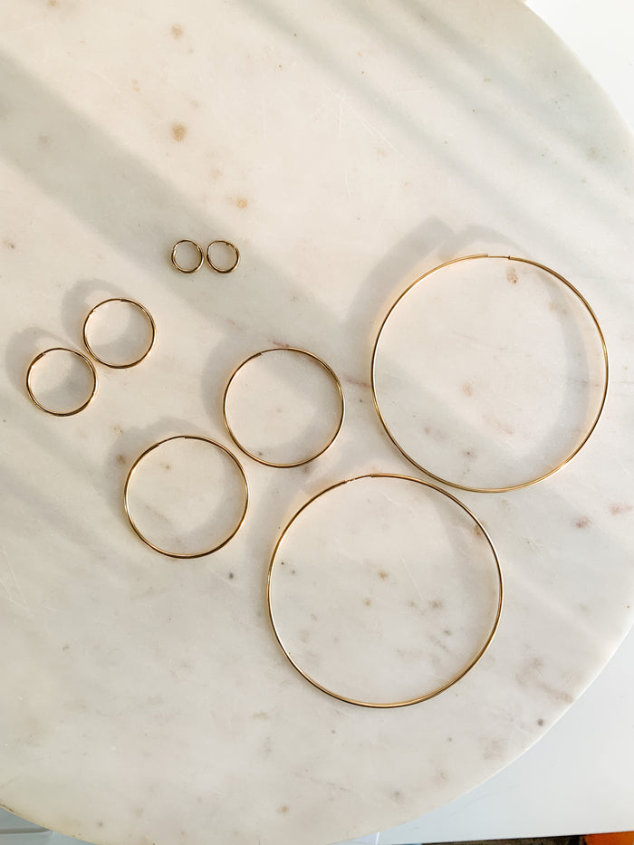 Forever Hoops Medium 20mm 14k Gold Fill