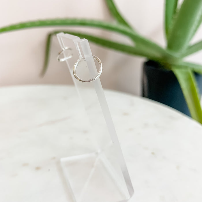 Forever Hoops Tiny Sterling Silver