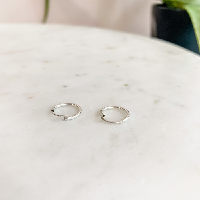 Forever Hoops Tiny Sterling Silver