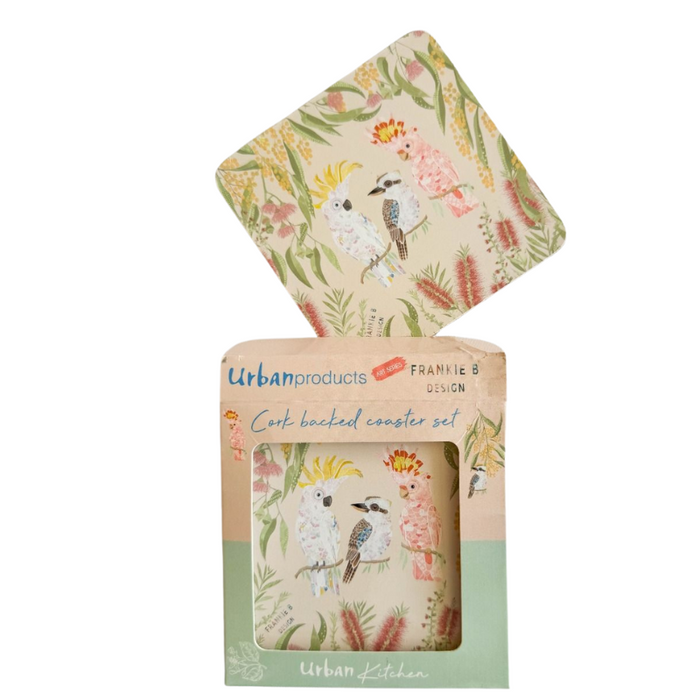 australian birds coasters