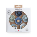 FRIGG - Pacifier -  Endless Sea - Size 2 (6 Pack) - Mabel & Fox