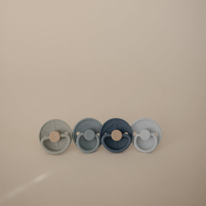 FRIGG - Pacifier 4 Pack - Skyline Serenity - Mabel & Fox
