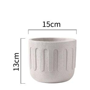 Funky roud flowerpot silicone mold - madmolds -