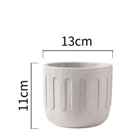 Funky roud flowerpot silicone mold - madmolds -