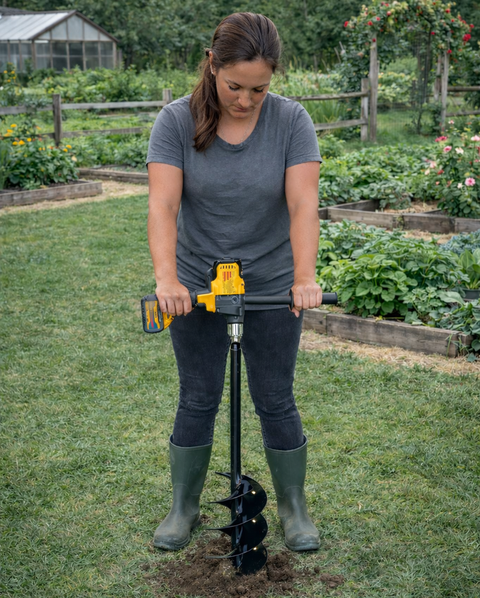 Gallon Pot & Post Hole Auger (7" x 28")