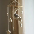 Gamcha - Baby Cot Mobile - Rabbit & Moon - Mabel & Fox