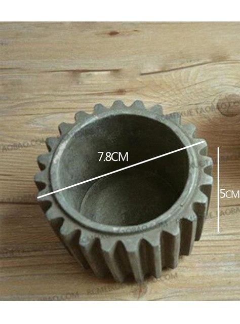 Gear cog pot silicone molds - madmolds -