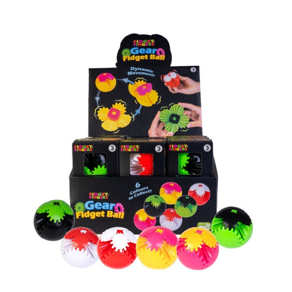 gear fidget ball toy sensory stress toy