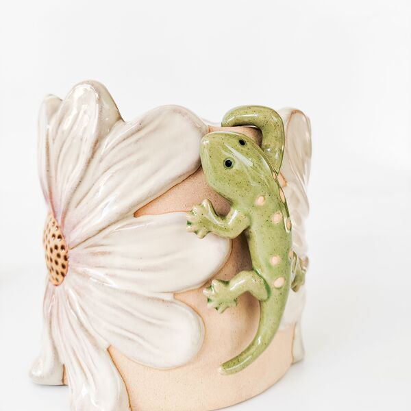 gecko lizard pot hanger