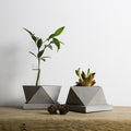 Geometric Concrete Planter Silicone Mold - madmolds - Geometric Concrete Planter