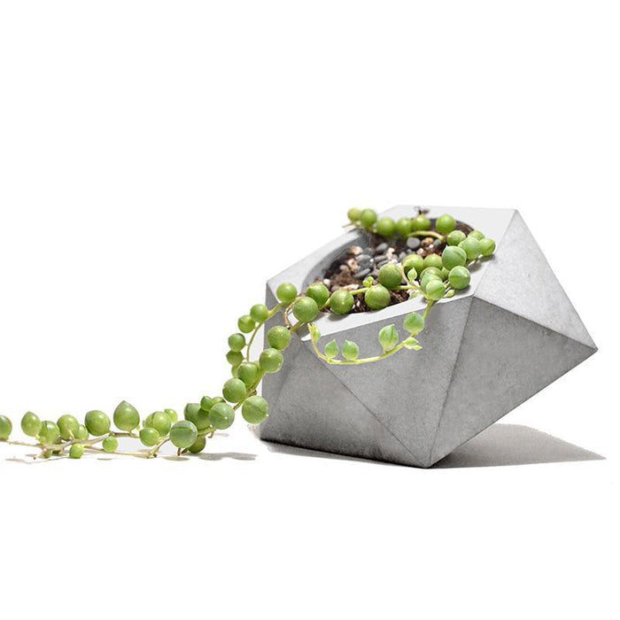 Geometric Concrete Planter Silicone Mold - madmolds - Geometric Concrete Planter