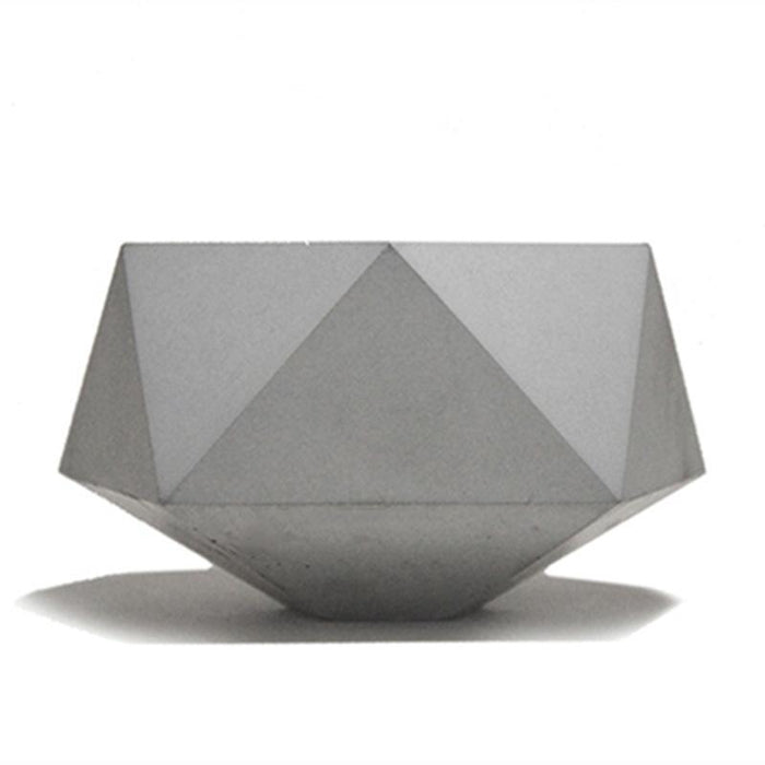 Geometric Concrete Planter Silicone Mold - madmolds - Geometric Concrete Planter