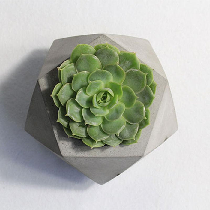 Geometric Concrete Planter Silicone Mold - madmolds - Geometric Concrete Planter