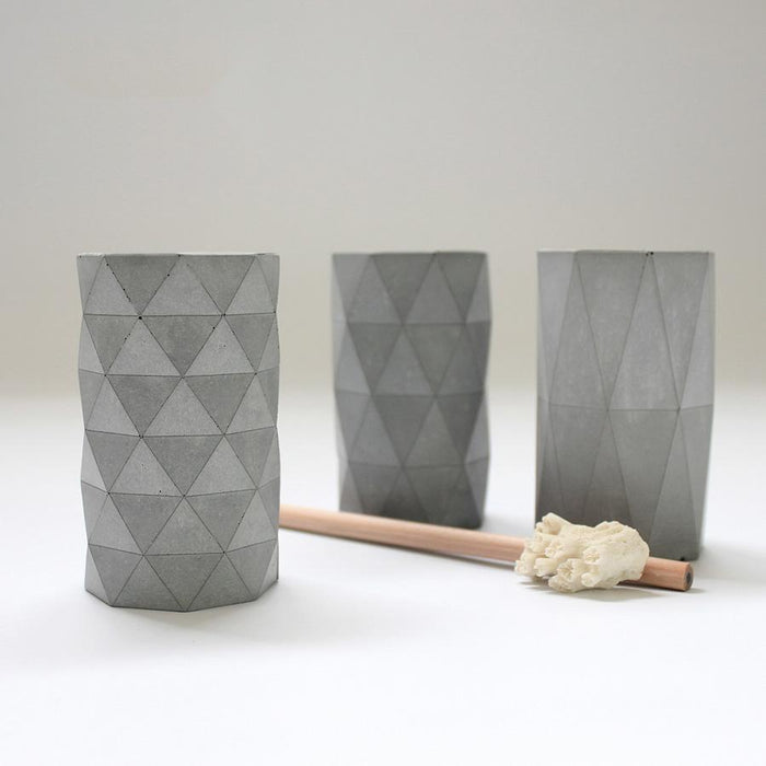 Geometry Pen Holder Mold - madmolds - Pen Holder