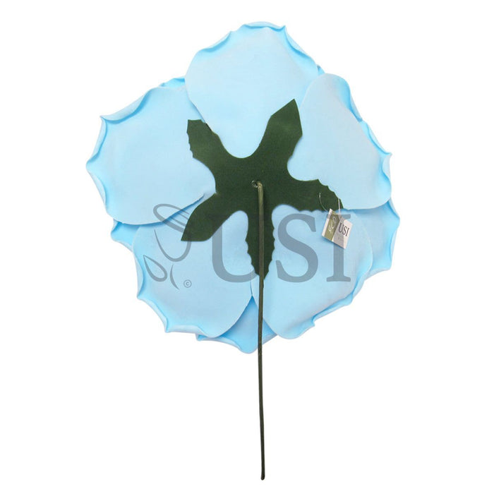 Giant Foam Rose, 16in, Light Blue (5 size options)