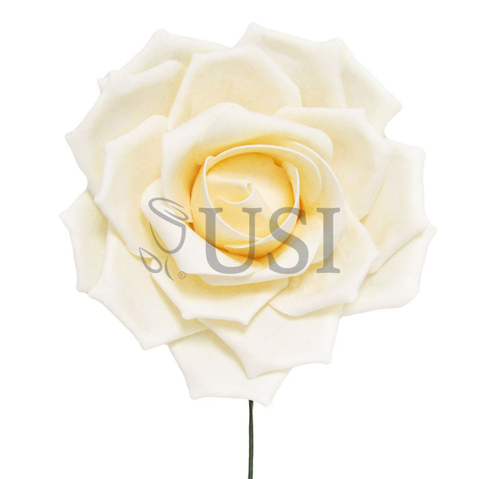 Giant Foam Rose, 16in, Nude (5 size options)