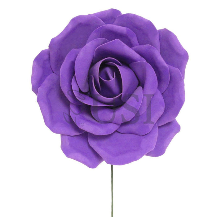 Giant Foam Rose, 16in, Purple (4 size options)
