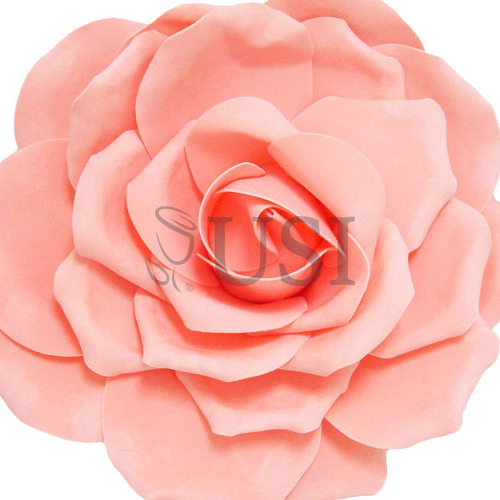 Giant Foam Rose, 20in, Blush Pink (5 size options)