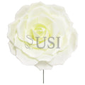 Giant Foam Rose, 20in, Cream White (5 size options)