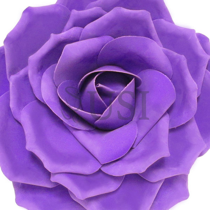 Giant Foam Rose, 20in, Purple (4 size options)