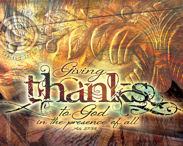 Giving Thanks - canvas - KCS