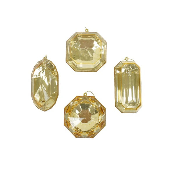 Gold Jewel Assortment Set, 4"