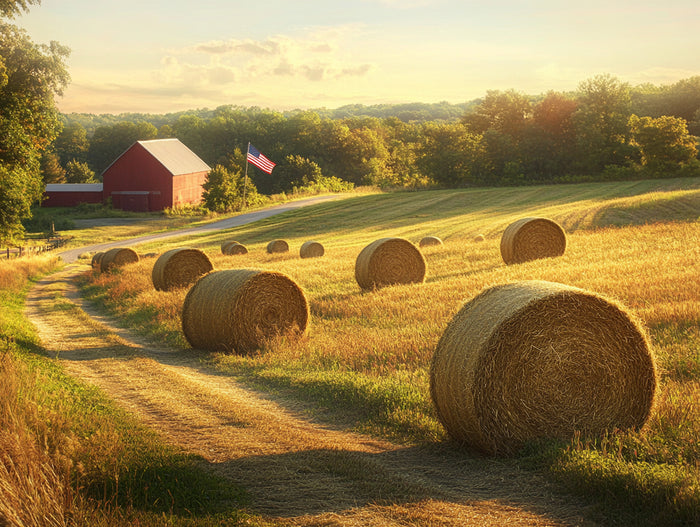 Golden Hour at the Farm