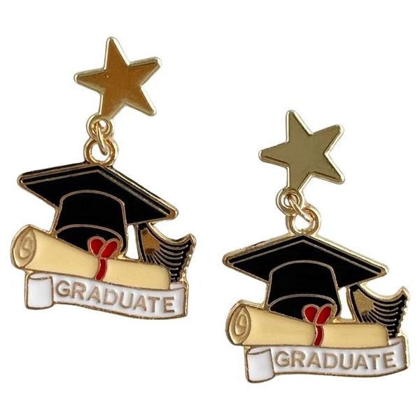 gradate earrings graduation gift
