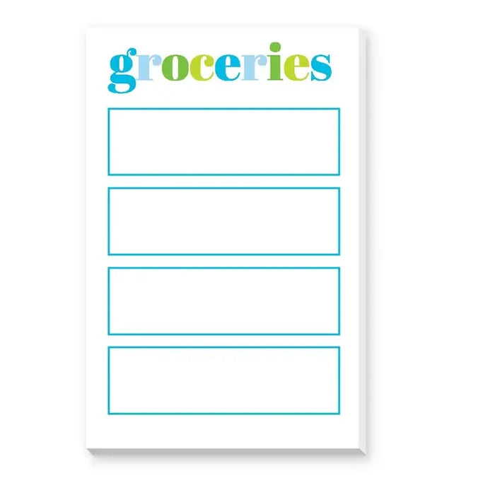 Groceries Large Notepad