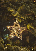 Hanging Wire Star - Gold
