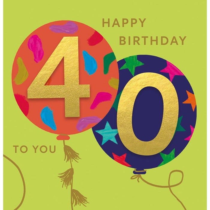 40th Birthday Card Men Female