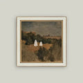 Haunted Desert Framed Antique Art