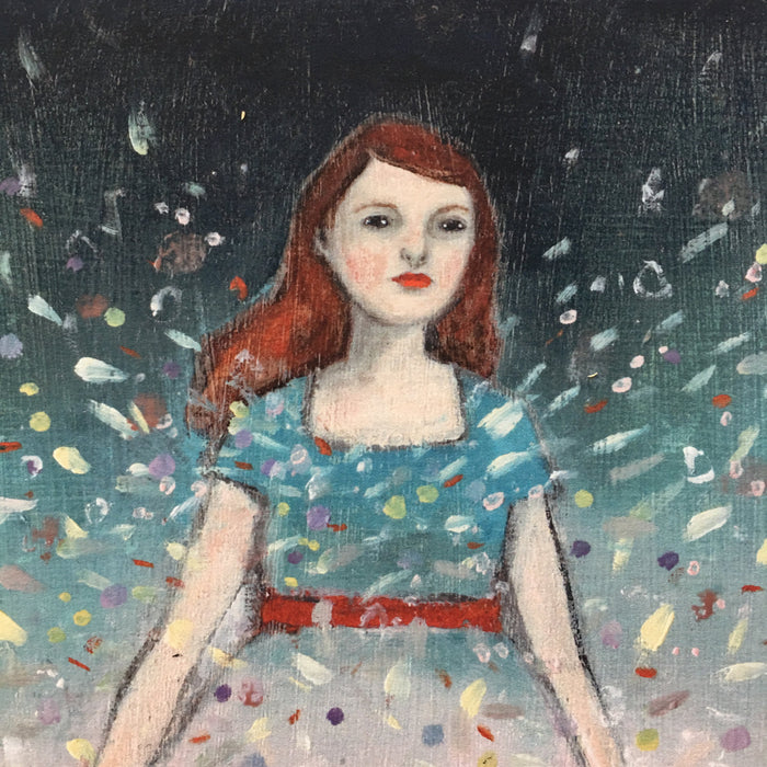 her light shattered the dark -  print