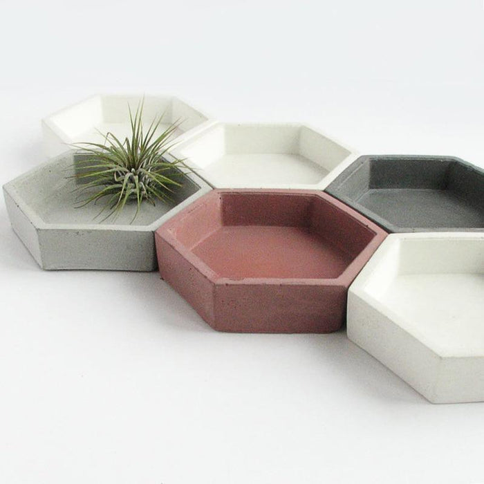 Hexago tray silicone mold - madmolds -