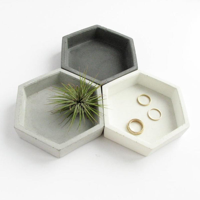 Hexago tray silicone mold - madmolds -