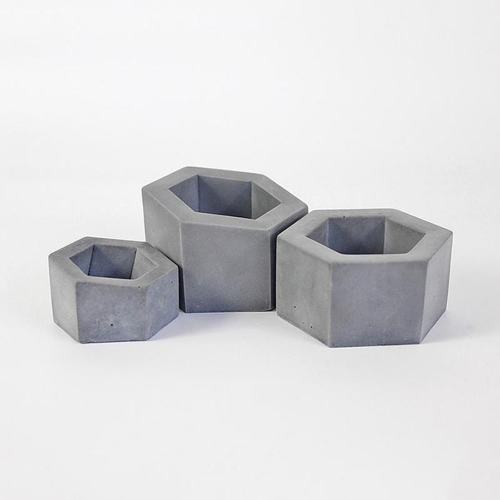 Hexagon Candle Holder Silicone Mold - madmolds - Hexagon Candle