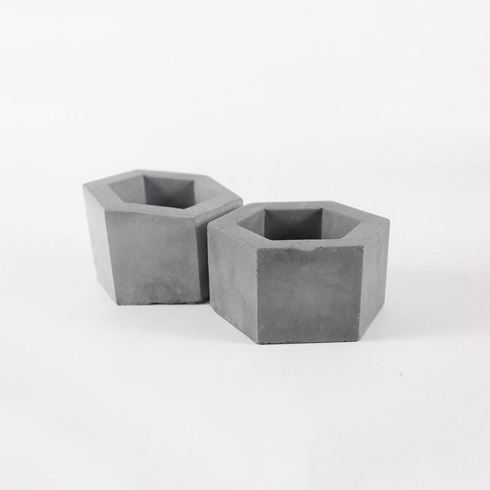 Hexagon Candle Holder Silicone Mold - madmolds - Hexagon Candle