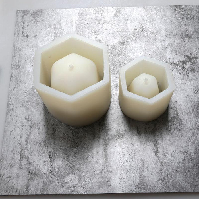 Hexagonal Flower Pot Silicone Molds - madmolds - Flower pot
