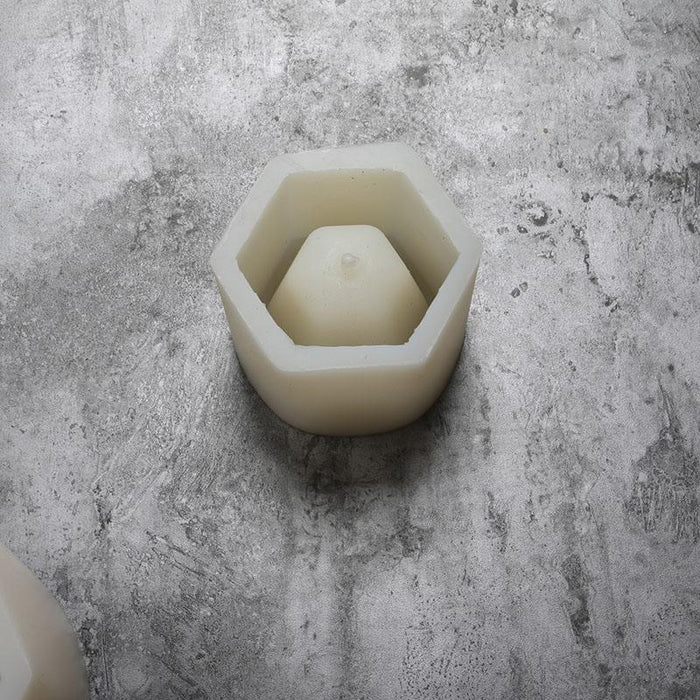 Hexagonal Flower Pot Silicone Molds - madmolds - Flower pot